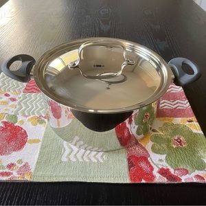Be Basic Essentials Stainless Steel Thick Bottom Heavy Stock Pot with Lid 5-Quar